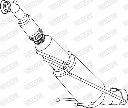 Walker 73383 - Филтър за сажди / твърди частици, изпускателна система vvparts.bg