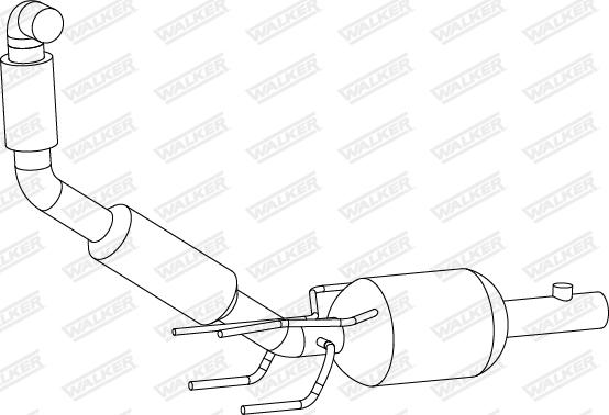 Walker 73379 - Филтър за сажди / твърди частици, изпускателна система vvparts.bg