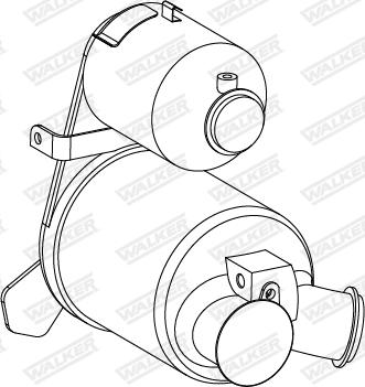 Walker 73298 - Филтър за сажди / твърди частици, изпускателна система vvparts.bg