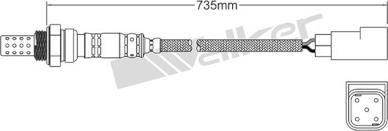 Walker Products 250-24552 - Ламбда-сонда vvparts.bg