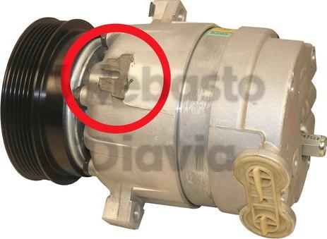 Webasto 82D014356A - Компресор, климатизация vvparts.bg