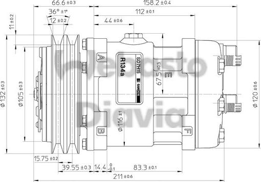 Webasto 82D015505MA - Компресор, климатизация vvparts.bg