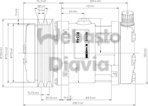 Webasto 82D015508PA - Компресор, климатизация vvparts.bg