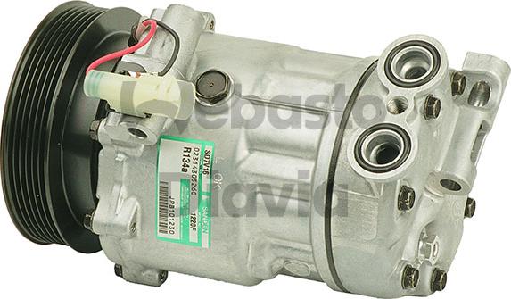 Webasto 82D0155175A - Компресор, климатизация vvparts.bg