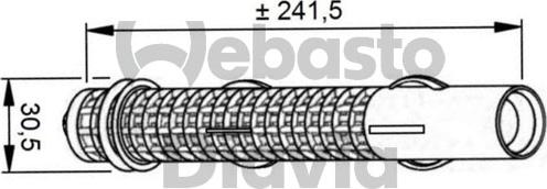 Webasto 82D0175741MA - Изсушител, климатизация vvparts.bg