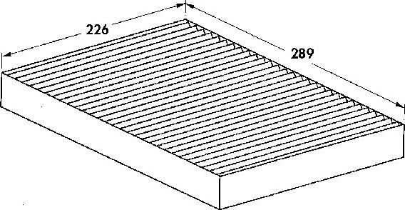 Webasto 82D0325014A - Филтър купе (поленов филтър) vvparts.bg