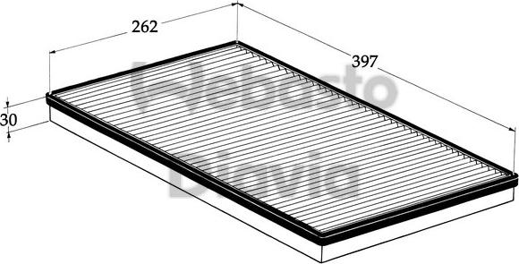 Webasto 82D0325086A - Филтър купе (поленов филтър) vvparts.bg