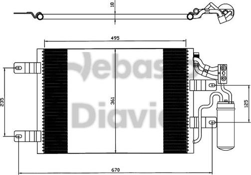 Webasto 82D0225567A - Кондензатор, климатизация vvparts.bg