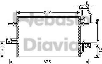 Webasto 82D0226185MA - Кондензатор, климатизация vvparts.bg