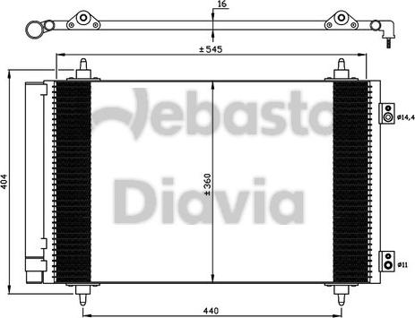 Webasto 82D0226238MA - Кондензатор, климатизация vvparts.bg