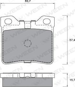 HELLA PAGID 355105221 - Комплект спирачно феродо, дискови спирачки vvparts.bg