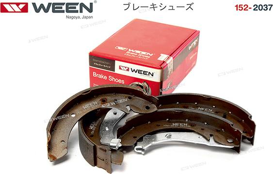 Ween 152-2037 - Комплект спирачна челюст vvparts.bg