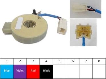 WE PARTS 411350032 - Датчик за ъгъла на завиване vvparts.bg