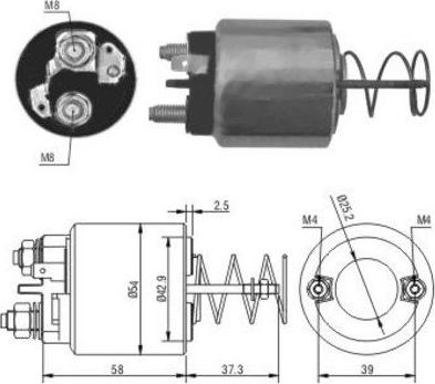 WE PARTS 471480053 - Магнитен превключвател, стартер vvparts.bg