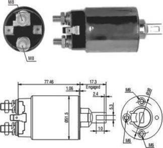 WE PARTS 471480057 - Магнитен превключвател, стартер vvparts.bg