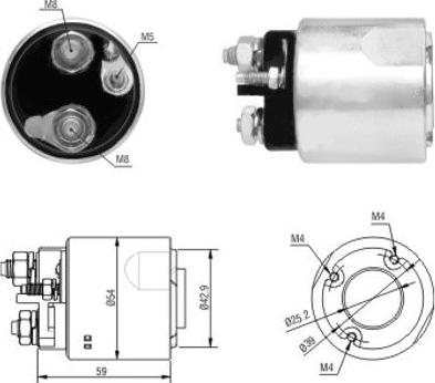 WE PARTS 471480062 - Магнитен превключвател, стартер vvparts.bg