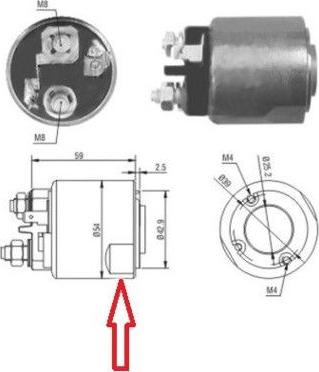 WE PARTS 471480085 - Магнитен превключвател, стартер vvparts.bg