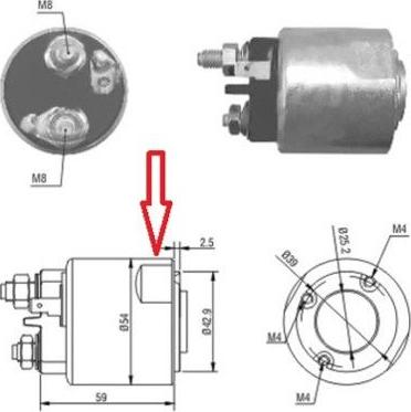 WE PARTS 471480086 - Магнитен превключвател, стартер vvparts.bg