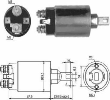 WE PARTS 471480026 - Магнитен превключвател, стартер vvparts.bg