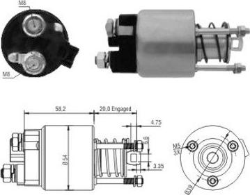 WE PARTS 471480101 - Магнитен превключвател, стартер vvparts.bg