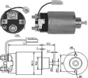 WE PARTS 471480114 - Магнитен превключвател, стартер vvparts.bg