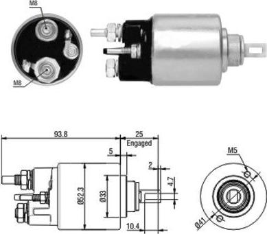 WE PARTS 471480118 - Магнитен превключвател, стартер vvparts.bg