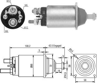 WE PARTS 471480204 - Магнитен превключвател, стартер vvparts.bg