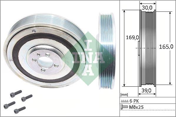 Wilmink Group WG1966386 - Ремъчна шайба, колянов вал vvparts.bg