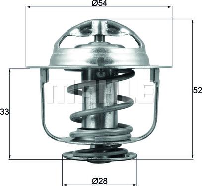 Wilmink Group WG1426552 - Термостат, охладителна течност vvparts.bg