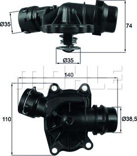 Wilmink Group WG1426503 - Термостат, охладителна течност vvparts.bg