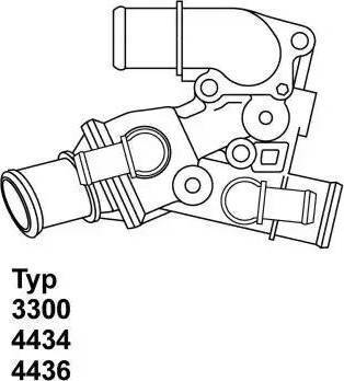 Wilmink Group WG1091740 - Термостат, охладителна течност vvparts.bg