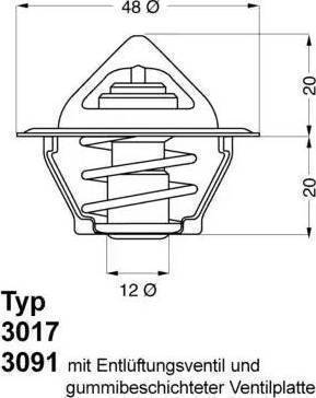 Wilmink Group WG1091571 - Термостат, охладителна течност vvparts.bg