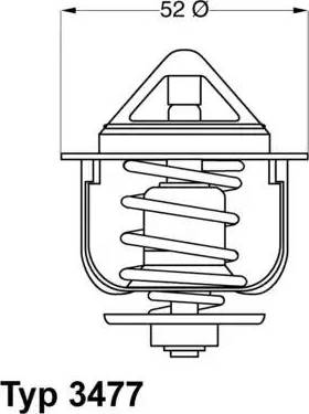 Wilmink Group WG1091610 - Термостат, охладителна течност vvparts.bg