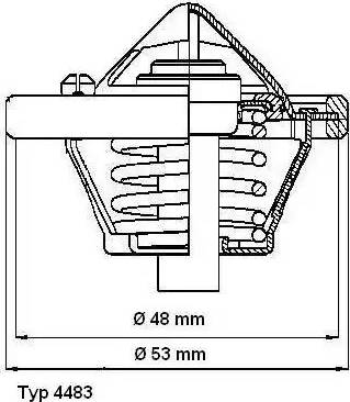 Wilmink Group WG1091751 - Термостат, охладителна течност vvparts.bg