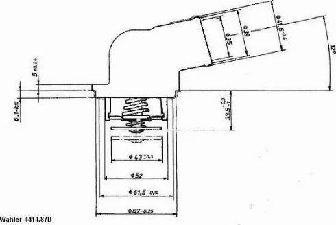 Wilmink Group WG1091734 - Термостат, охладителна течност vvparts.bg