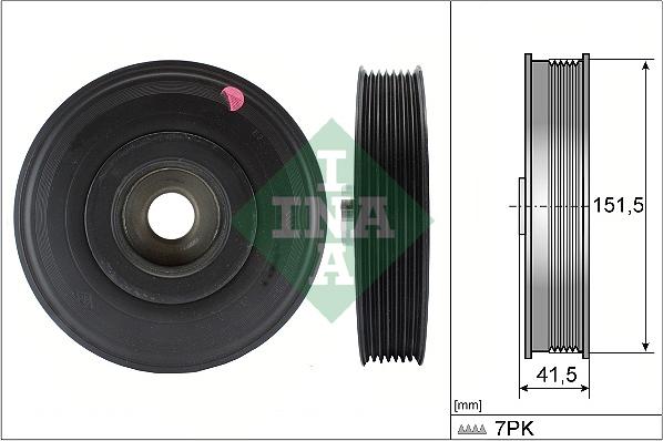 Wilmink Group WG1254403 - Ремъчна шайба, колянов вал vvparts.bg