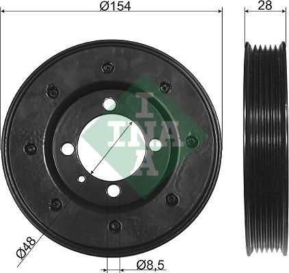 Wilmink Group WG1254396 - Ремъчна шайба, колянов вал vvparts.bg