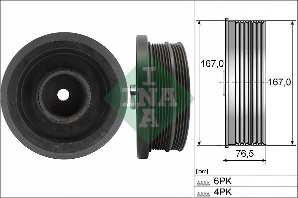 Wilmink Group WG1254397 - Ремъчна шайба, колянов вал vvparts.bg