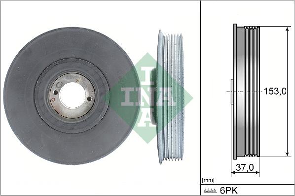 Wilmink Group WG1254367 - Ремъчна шайба, колянов вал vvparts.bg