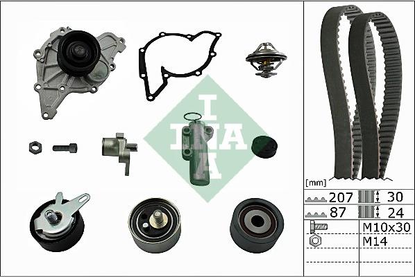 Wilmink Group WG1251952 - Водна помпа+ к-кт ангренажен ремък vvparts.bg