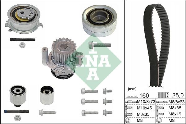 Wilmink Group WG1251969 - Водна помпа+ к-кт ангренажен ремък vvparts.bg