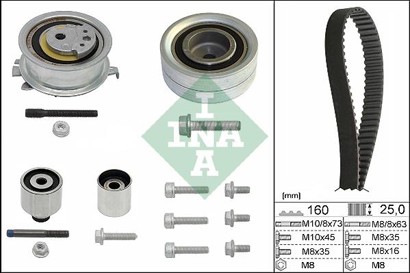 Wilmink Group WG1251967 - Комплект ангренажен ремък vvparts.bg