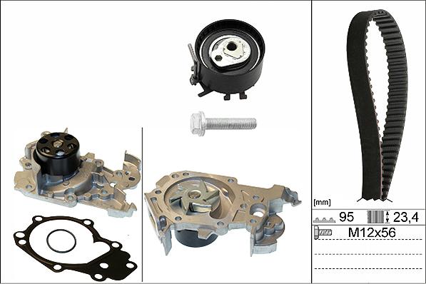 Wilmink Group WG1251419 - Водна помпа+ к-кт ангренажен ремък vvparts.bg