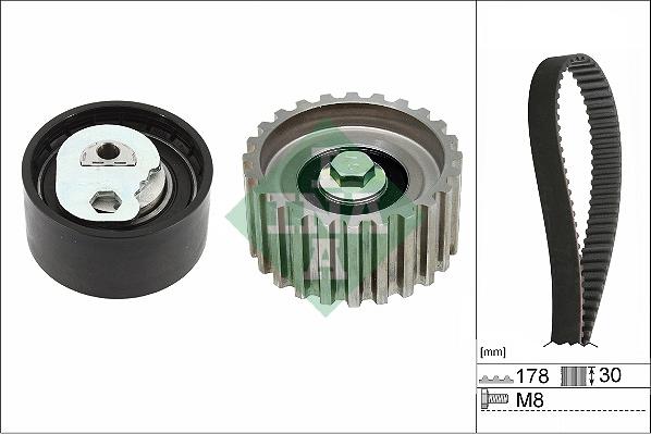 Wilmink Group WG1251477 - Комплект ангренажен ремък vvparts.bg