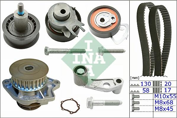 Wilmink Group WG1251666 - Водна помпа+ к-кт ангренажен ремък vvparts.bg