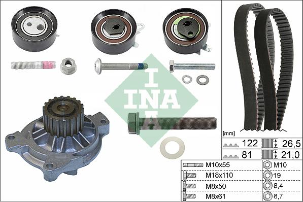 Wilmink Group WG1251869 - Водна помпа+ к-кт ангренажен ремък vvparts.bg