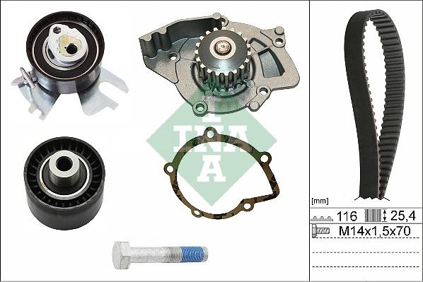 Wilmink Group WG1251812 - Водна помпа+ к-кт ангренажен ремък vvparts.bg