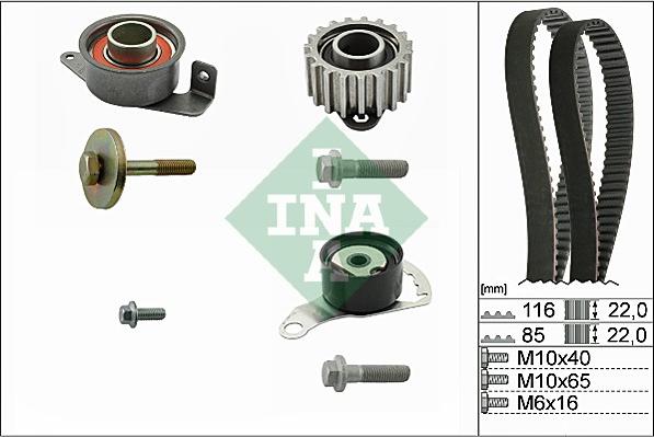 Wilmink Group WG1251281 - Комплект ангренажен ремък vvparts.bg