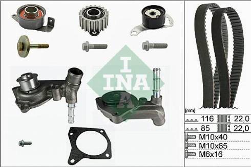 Wilmink Group WG1251282 - Водна помпа+ к-кт ангренажен ремък vvparts.bg