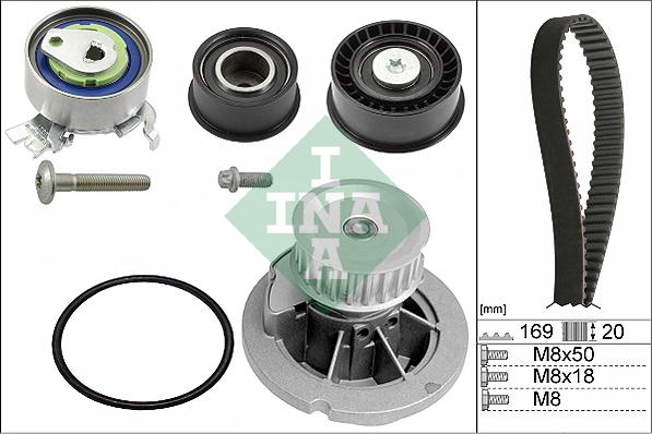 Wilmink Group WG1251226 - Водна помпа+ к-кт ангренажен ремък vvparts.bg